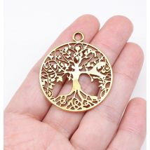 WYSIWYG 2pcs 40x35mm Baum Des Lebens Charme Anhänger Für Schmuck, Der Baum Des Lebens Anhänger Charme baum Des Lebens