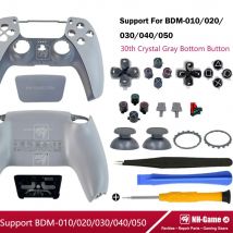 For PS5 Controller Shell Limited 30th Anniversary Housing Case BDM-010/020/030/040/050 Front Back Touchpad Cover 3D Cap Buttons