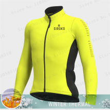 Siroko Maglia da ciclismo Manica lunga da uomo Abbigliamento da ciclismo in pile invernale Giacca da bici da strada Camicia da bicicletta MTB Ciclismo Uniforme da esterno