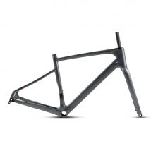 TWITTER-Cuadro de fibra de carbono 700C para bicicleta de carretera, marco de bicicleta de grava con neumático ancho, freno de disco de eje de barril, 700C, Car40C, GRAVEL-V1Gravel