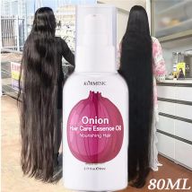 Zwiebel-Haarwachstumsserum-Spray fördert das Haarwachstum, Öl, repariert Haarschäden, verhindert Haarausfall, nährt die Kopfhaut, Gesundheitspflege, 80 ml