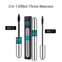 Double In-One Mascara Seiden faser Mascara wasserdichte Mascara für Wimpern verlängerung schwarz dicke verlängernde Wimpern Kosmetik