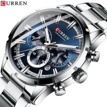 Relogio Masculino CURREN Hot Fashion Mens Watches Top Brand Luxury Wrist Watch Quartz Clock Watch Men Waterproof Chronograph