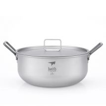 Keith Titanium Stockpot Pentole da campeggio Escursionismo da campeggio 1.8L Ti6015