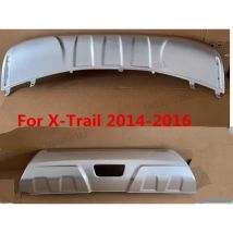 Abs car-styling für nissan rogue x-trail 2016-2018 t32 vorderer hinterer stoßstangen boden schutz mit zubehör