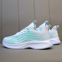 Frühling Neue Ultra-licht Laufschuhe Sport frauen Schuhe Mesh Nicht-slip Atmungsaktive Weiche sohlen Leichte Casual schuhe