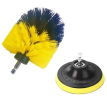 ALLSOME 12Pcs Electric Drill Brush Scrub Pads Grout Power Drills Scrubber Cleaning Brush Tub Cleaner Tools Kit HT2725