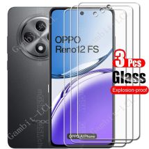 3PCS Protezione In Vetro Temperato Per OPPO Reno12 F FS 4G 5G SU Reno12F Reno12FS Reno 12F 12FS 6.67 "Pellicola Della Protezione Dello Schermo Della Copertura