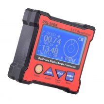 Transportador de ángulo Digital de doble eje DXL360S/DXL360 con Base magnética de 5 lados, indicador de nivel de pantalla Digital de doble eje de alta precisión
