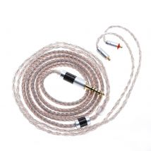 TRIPOWIN Jelly Verbessertes 16-adriges 21-adriges Kabel pro Kern-Kopfhörerkabel, versilbertes OCC + legiertes Kupfer, Graphen + OCC-Mischgeflechtkabel