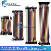 40PIN Dupont Linea Maschio A Maschio Femmina A Femmina Maschio A Femmina Ponticello Cavo 10 cm 20 cm 30 cm per Arduino KIT FAI DA TE