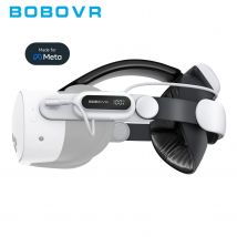 BOBOVR E3 Pro Correa de batería compatible con Meta Quest 3 y 3S Tiempo de reproducción prolongado Ajuste cómodo Experiencia VR mejorada