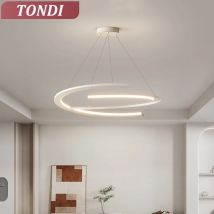 Moderne LED Decke Kronleuchter Weiß/Schwarz Hause Beleuchtung Wohnzimmer Schlafzimmer Esszimmer Zimmer Dekoration Innen Beleuchtung Lampe