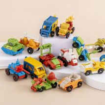 10PCS Kinder Spaß Montage Auto Spielzeug Geburtstag Party Geschenke Karneval Preise Schule Süßigkeiten Taschen Kinder Geschenk Pack Belohnungen