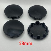 4 Teile/los 58mm Auto Rad Center Hub Cap Schwarz Kein Logo Radkappe Abdeckung Zubehör Für KIA Sportage Sorento Rio k5 Optima Für Hyundai