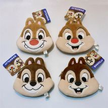 Disney Cute Chip Dale Geldbörse Cartoon Eichhörnchen Chip Dale Tasche Mini Mode Brieftasche Geschenke für Mädchen Kopfhörer Aufbewahrungstasche
