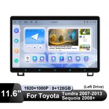 JOYING Plug and Play 11.6 "Unità principale stereo per autoradio per Toyota Tundra Sequoia 2007 -2013 con uscita Android Auto Carplay HDMI