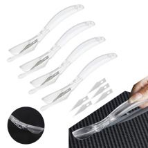 Geschenkpapier-Schneider, Schneider mit 5 Klingen, Auto-Folien-Schneidewerkzeug, Vinyl-Wickel-Schneidmesser für selbstklebenden Vinyl-Geschenkpapier-Schneider