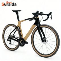 Suraida 2026 Gravel F Rennradrahmen mit Lenker Scheibenbremse GREVIL 700x45c Rennrad-Scheibengravel-Fahrrad-Laufradsatz 30 mm breit