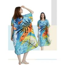Surf-Poncho, Handtuch-Poncho, schnell trocknendes Handtuch, Kapuzenpullover, Mikrofaser, Strandmantel, Wickelponcho, Badetuch, Strandponcho für Erwachsene