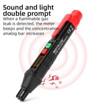 MAYILON HT59 HT60 Gasleckdetektor 0–1000 ppm Ton- und Bildschirmalarm, brennbarer, brennbarer, natürlicher Methan-Mini-Gasdetektor