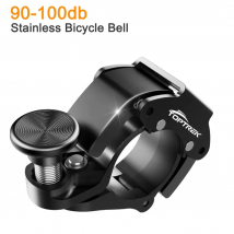 Edelstahl Fahrradklingel Ring MTB Fahrradhupe Fahrradklingel Lenker Knackiger Klang Horn für Fahrradsicherheit Elektrofahrradzubehör