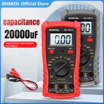 SK-6013 Capacimetro digitale Misuratore di capacità professionale 20000uf Tester di condensatori 1999 Conti Multimetro per elettricisti