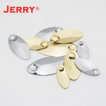 Jerry Inline Spinner Blade Messing Metall Angellöffel Köder Spinnköder Zubehör