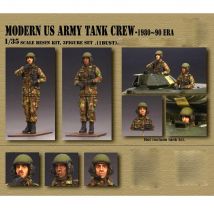 1/35 Modern US Army Tank Crew, Resin Model figure soldier, Military themes, Unassembled and unpainted kit
