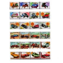 Automobil-Stempel, 100 verschiedene Sportwagen, alte Autos, antike Autos, Stempel-Sammlung, transparente Stempel, transparente Stempel für Scrapbooking