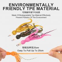 Zwei realistische Robben köder, Tintenfisch haken, künstliche Simulation von Weich ködern, leuchtendes Seefisch zubehör, Outdoor-Angela us rüstung