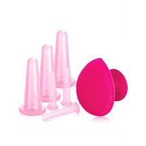 7PCS Natural Silicone Cupping Massage Cup for Body Fac Neck Eye Massage Vacuum Tank Body Facial Care Anti-aging Beauty Tools