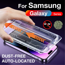1-5Pcs For Samsung Galaxy S25 S24 S23 S22 Plus Ultra 5G Screen Protector Toughened Glass Phone With Install Kit Remove Explosion