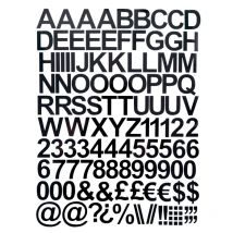 1", 2", 3" SELF ADHESIVE VINYL LETTERS & NUMBERS UPPER STICKERS CAR STICKER