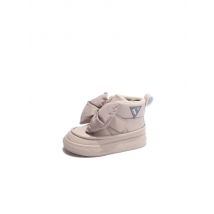 Winter Children Snow Boots Girls Fashion Big Bow-tie Design Princess Boots Kids Warm Thicken Cotton Shoes With Hook Closure