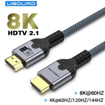 Cavo 2.1 compatibile HDMI 8K HDR dinamico ad alta velocità 48Gbps 8K/60Hz 4K/120Hz UHD Cavo video ad altissima definizione 3m 5m per HDTV