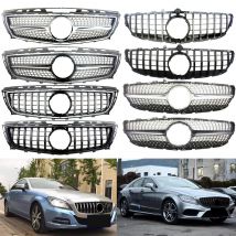 Front Racing Stoßstangen abdeckung Kühlergrill oberer Grill für Mercedes-Benz W218 Cls350 Cls220