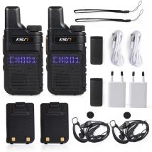 KSUT M6 Palmare PMR446 FRS Walkie Talkie 2 pezzi Set Trasmettitore stazione radio per bambini Dispositivo wireless Radio bidirezionale