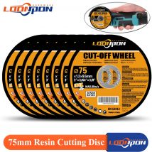 5-50PC 75mm Resin Cutting Disc Grinding Metal Wheel Cut Off Blade for Angle Grinder Metal & Stainless Cutting
