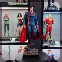 Estatua de Superman Gk de acero de la Liga de la justicia de la serie Dc de muy alta calidad, modelo hecho a mano, adorno, regalo de cumpleaños