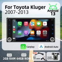 Auto Multimedia Carplay Android Auto Android 2Din Autoradio per Toyota Kluger 2007-2013 7 "Schermo Stereo Unità di Testa di Navigazione GPS