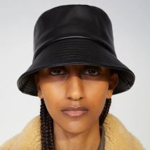 XL/XXL Faux Leather PU Bucket Hat Man Travel Sun Beach Oversize Fisherman Cap Big Head Boys Outdoor Autumn Winter Panama Hat