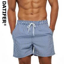 DATIFER Sommer Männer Strand Print Shorts Surfen Bademode Fitness Workout Badehose Männlichen Sportswear Mit Taschen Hosen