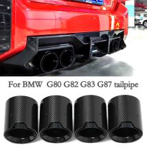 Für BMW M2 M3 M4 Kohlefaser-Endrohr G80 G81 G82 G83 G87 Auspuffrohr Schalldämpferspitze Düse Auspuffkopf