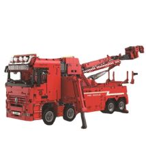 T4017 4960PCS Moc Technical 8x8 Road Rescue Truck Crane Electric Remote Control Assembly DIY Bricks Building Blocks Adult Toys