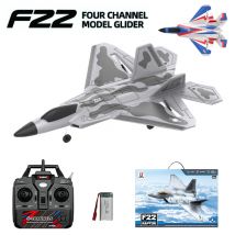 BM22 F22 Fighter 4CH większy samolot 2.4G stałopłat zdalnie sterowany samolot elektryczny model piany 490MM Biger szybowiec zabawki