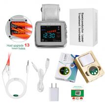 Electric Laser Watch Therapy Nose Rhinitis Sinusitis Tinnitus Phototherapy Board Diabetes Cholesterol Hypertension Treatment