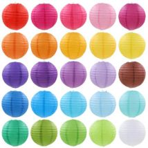 1 teil/los (10-15-20-25-30-35-40 cm) Dekorative Papier Ball Laternen Chinesische Papier Laterne für Weihnachten Hochzeit Geburtstag Party Decor