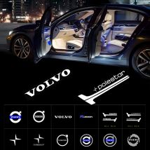 2 pz Porta Auto Proiettore di Luce Luce di Benvenuto Per VOLVO XC90 XC60 XC40 V90 S90 V40 V60 S60 S80 Accessori Auto RDESIGN Logo Luce