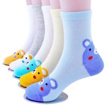 5 Pairs/lot Cute Cartoon Baby Boy Socks Winter Thicken Cotton Toddler Girl Socks Soft Animal Print Children Socks Infant Socks